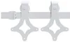 Kit herrajes para puertas correderas de acero blanco 200 cm Vista previa de la imagen del producto 4