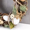 Deko Kranz Ostern 30cm Natur Frühling Türkranz Gesteck Eier Produktbild-Vorschau 5