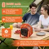 Tischventilator Campingventilator mit Licht und Produktbild-Vorschau 3