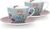 PIP STUDIO Flower Festival Tasse mit U. Light Blue 280ml Produktbild-Vorschau 1