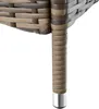 tectake Rattan Sonnenliege mit Rollen - Hochwertiges Produktbild-Vorschau 9