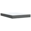 Boxspringbett mit Matratze Dunkelgrau 140x190 cm Stoff Produktbild-Vorschau 8