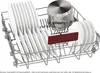 Dishwasher rack filled with plates and a pot. Produktbild-Vorschau