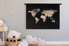 MuchoWow® Wandteppich Wandbehang Weltkarte - Farben - Produktbild-Vorschau 3