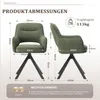 COLAMY Drehstühle, 2er-Set, Premium-Drehstühle mit halben Produktbild-Vorschau 5