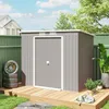 Outsunny Metall Gerätehaus 2,42 m², Geräteschuppen mit Produktbild-Vorschau 9