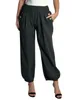 297 Mississhop Damen leichte einfarbige Hose Sommerhose Produktbild-Vorschau 1