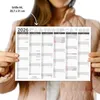Abwischbarer Wandkalender 2026 A4 - "Grau" Jahresplaner Produktbild-Vorschau 3