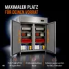 GastroHero Kühlschrank GNH1410TNM | 1350 Liter | GN 2/1 | Produktbild-Vorschau 4