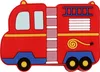 FEUERWEHR Einzelner GUMMISPITZER, Feuerwehrauto, Produktbild-Vorschau 3