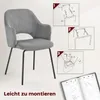 HOMCOM Esszimmerstuhl Küchenstuhl mit Armlehne Rückenlehne Produktbild-Vorschau 7
