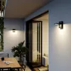 Lucande LED-Außenwandlampe Silvan, anthrazit, Sensor, IP54 Produktbild-Vorschau 3