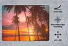 MuchoWow® Mauspad Mousepad Meer - Palme - Sonnenuntergang - Produktbild-Vorschau 2