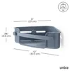 Umbra Eckduschablage Flex zum Kleben, Duschregal, Anteprima dell’immagine prodotto 4