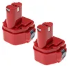 EXTENSILO 2x Akku kompatibel mit Makita 6217DWDE, 6216DWFE, Produktbild-Vorschau 1