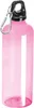 Sporttrinkflasche mit Karabinerhaken / 600ml / Farbe: pink Produktbild-Vorschau 1