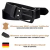 Gürtel Ledergürtel Schwarz 4cm breit Vollleder Jeansgürtel Produktbild-Vorschau 2