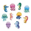 10 pcs Anti-Rutsch Sticker Badewanne Sticker Meerestiere Produktbild-Vorschau 1