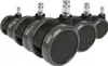 hjh OFFICE Stuhlrollen 5x ROLO 11mm/65mm Ersatz Rollen Produktbild-Vorschau 1