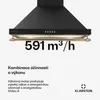 Klarstein Montblanc nástěnná digestoř, digestoř s Náhled obrázku produktu 4