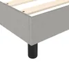 vidaXL Box spring bed frame light grey 140x190 cm fabric Náhled obrázku produktu 6
