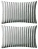 vidaXL Zahradní polštář 2 ks Vzor pruhů 60 x 40 cm Grey Náhled obrázku produktu 6