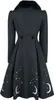 Hell Bunny Mantel Damen Interstellar Coat schwarz XL Produktbild-Vorschau 2