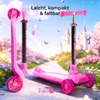 FableKids Kinderscooter Pink | Cityroller mit LED-Rädern | Produktbild-Vorschau 5