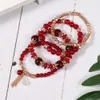 4 Teile/satz Boho Faux Achat Perle Quaste Kette Charm Produktbild-Vorschau 5