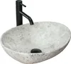 Rea Aufsatzwaschbecken Sofia Light Stone Oval Grey Produktbild-Vorschau 1