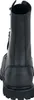 A back view of a black leather boot. Produktbild-Vorschau