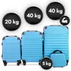 Set de valises 4 en 1 CONSEÉ bleu Voir les images du produit 3