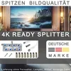 IEC širokopásmový kabelový rozdělovač 8cestný TV rozbočovač Náhled obrázku produktu 2