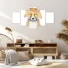 Bild auf Leinwand - Leinwandbild - 5 Teile - Cartoon Fuchs Produktbild-Vorschau 7