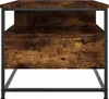 vidaXL Konferenčný stolík Smoked Oak 100x51x45 cm Náhľad obrázku produktu 5