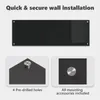 vidaXL Küchenrückwand Schwarz 120 x 40 cm Gehärtetes Glas Produktbild-Vorschau 6