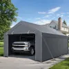 Vigevee Garagenzelt 3x6 m, Carport mit Seitenwaenden, PE Produktbild-Vorschau 6