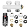 LuxeBath Radiatore da bagno attacco centrale 400 x 1800 mm Anteprima dell’immagine prodotto 7