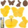 4er-Set Osterbackformen: Ei, Schmetterling, Hase, Huhn Produktbild-Vorschau 8