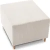 Pouffe-Fußhocker, Sitzpouf 64x55cm Fußhocker Für Sessel Produktbild-Vorschau 5
