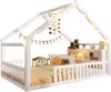 Letto piano Sweiko, 140 x 190 cm, lettino con sponda, Anteprima dell’immagine prodotto 7