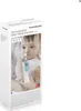 The image shows the product packaging for a rechargeable baby nasal aspirator. A baby is pictured on the front of the box, and a person's hand is holding the aspirator near the baby's nose. Náhľad obrázku produktu