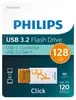 Philips USB-Stick 128 GB USB-C USB 3.2 Click Edition Produktbild-Vorschau 1