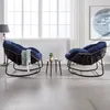 Fauteuil à bascule en rotin Sweiko Outdoor, siège à bascule Voir les images du produit 15