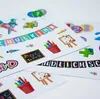 Oblique Unique Schuleinführung Aufkleber Set ABC Zahlen Produktbild-Vorschau 3