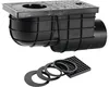dachwasser-Siphon seitlich DN 110mm PH BLACK Produktbild-Vorschau 2