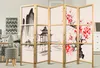 Orient Japonský paraván 225x172 cm 5-dielny béžový Náhľad obrázku produktu 5