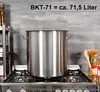 Beeketal Gastro Edelstahl Kochtöpfe Kochtopf BKT-71 - ca. Produktbild-Vorschau 3