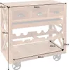 Barschrank BODEGA 90cm mit Rollen Mangoholz Produktbild-Vorschau 10