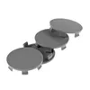 4X 59,3mm Nabenkappen Felgen Deckel Radnaben Kappen Grau Produktbild-Vorschau 6